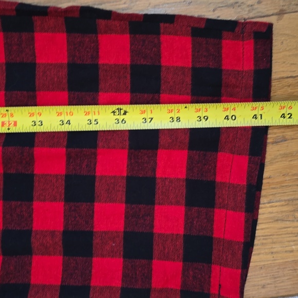 SLEEP CHIC BRAND WOMEN'S PLUS SIZE BLACK AND RED CHECKERED SLEEP PANTS SIZE XXL - Picture 7 of 12